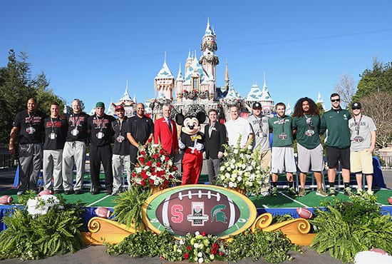 Disneyland Welcomes 2014 Rose Bowl Teams