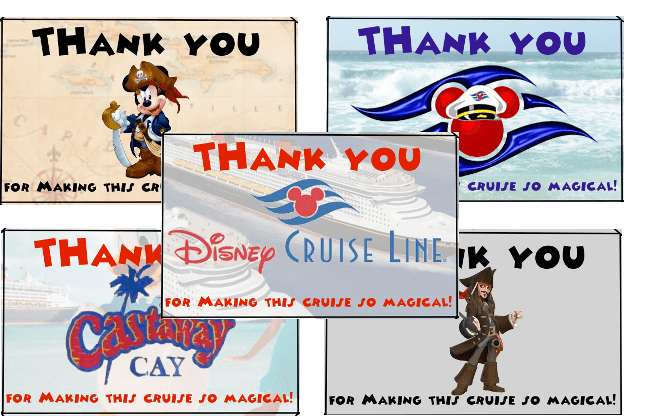 Disney Thank You Cards Free Printable