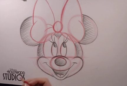 Learn To Draw Minnie Mouse at Disney’s Hollywood Studios