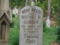 Haunted Mansion Tombstones