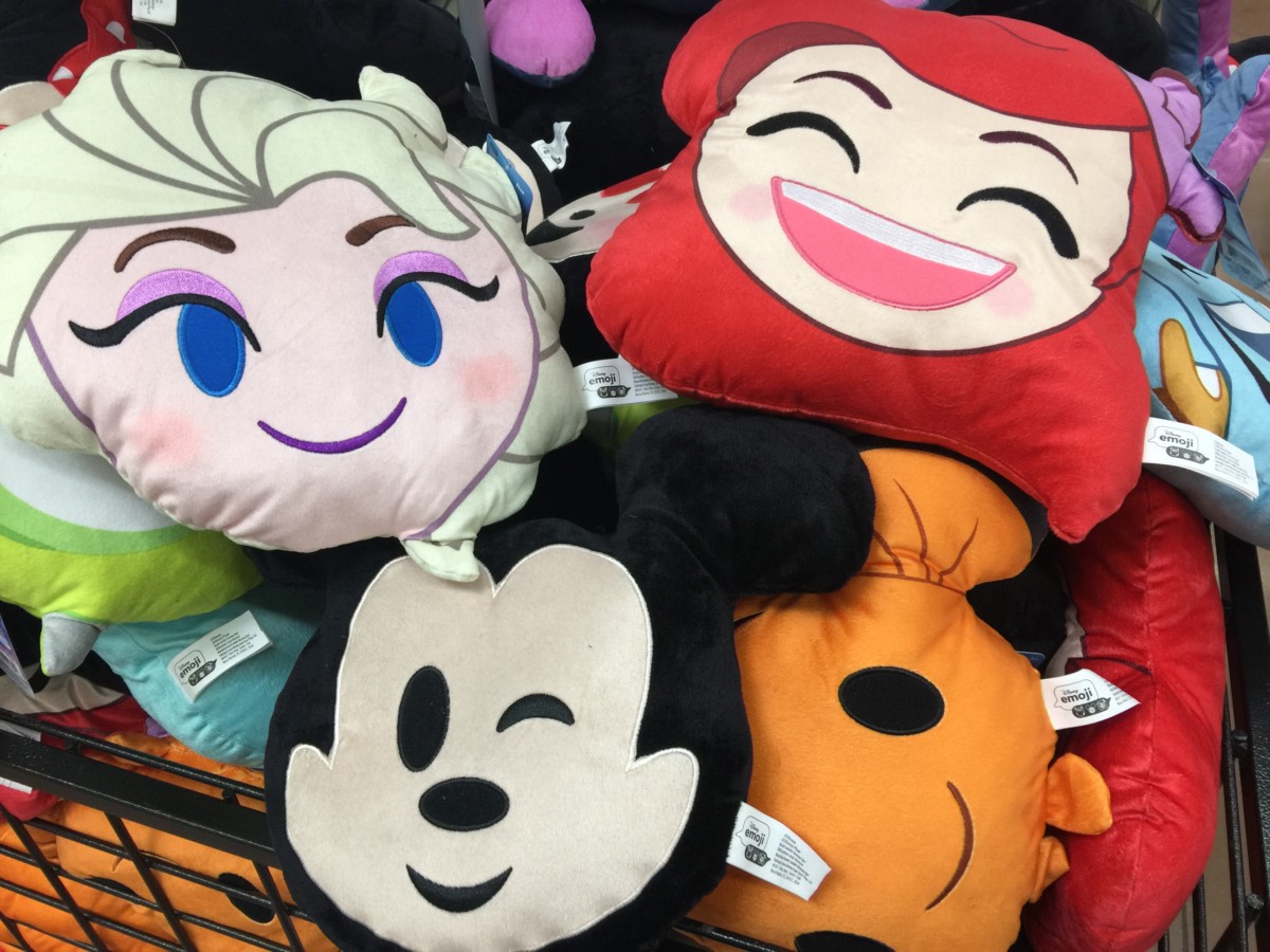 mickey mouse emoji pillow