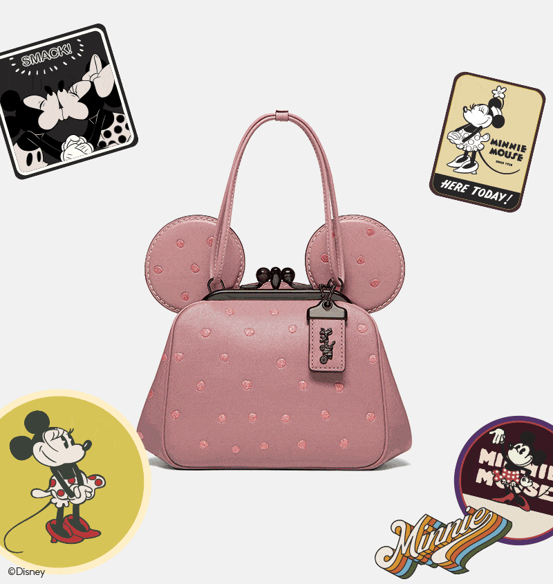 EUC Disney X Coach 1941 Minnie Mouse Kisslock Bag Lim… - Gem
