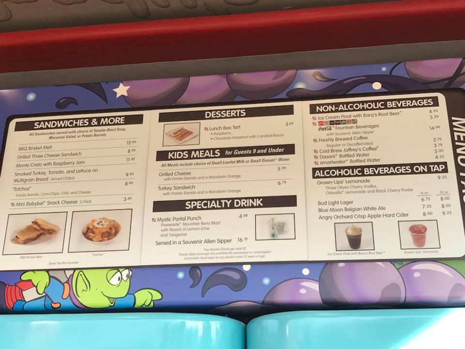 food in toy story land