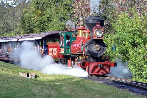 All Aboard the Magic Kingdom train before its temporary close!