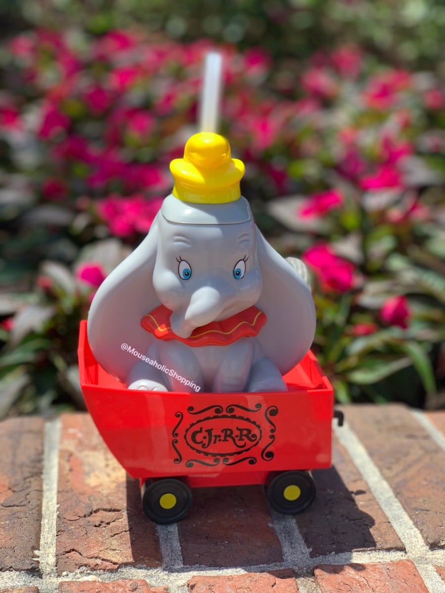 disney popcorn bucket and dumbo sipper cup