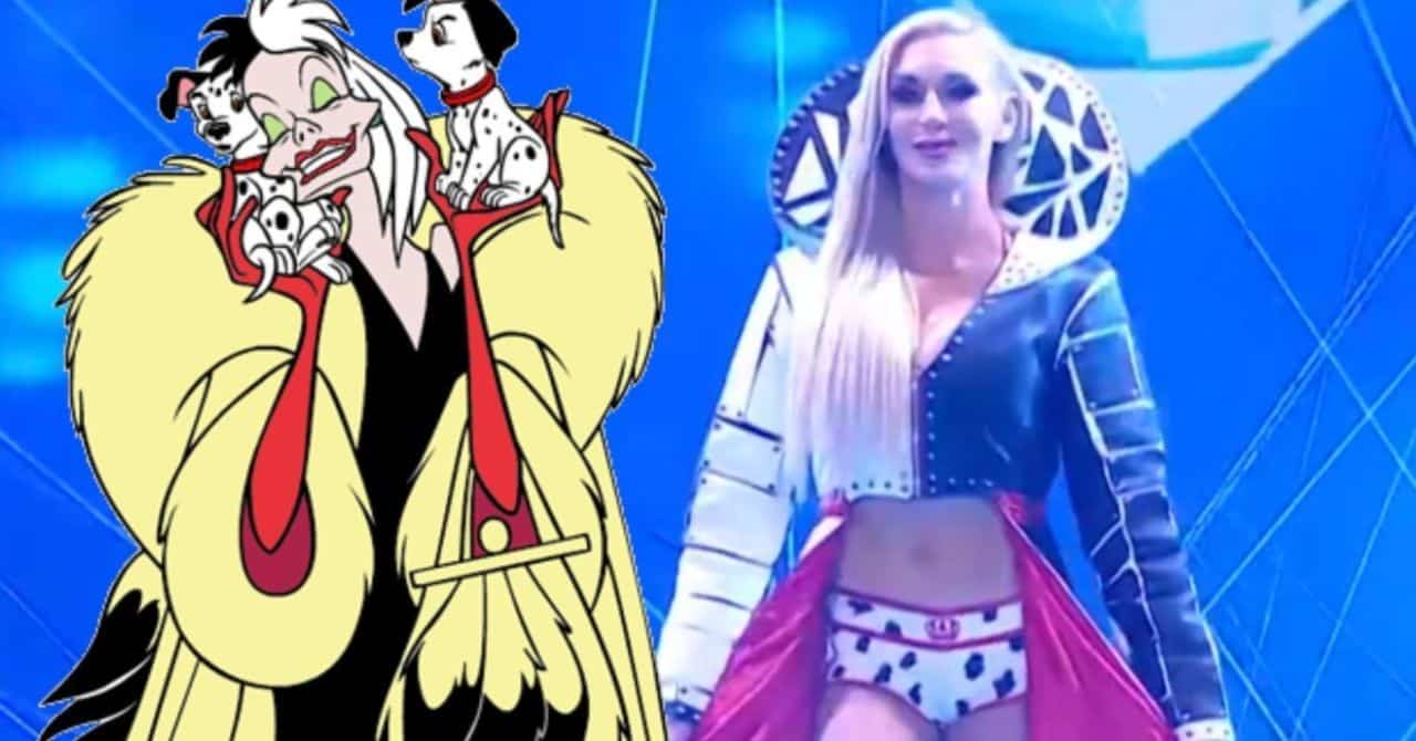 WWE’s Charlotte Flair Sported Disney’s Cruella Inspired Gear in the Ring!