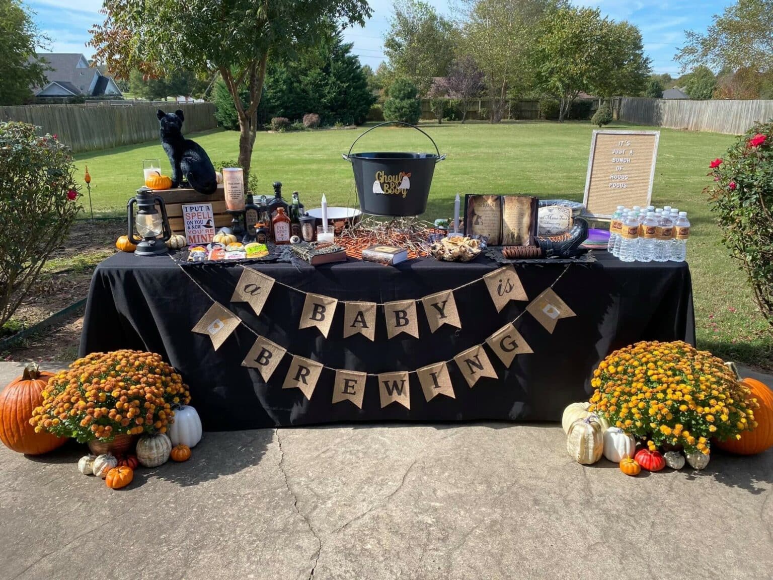 A Spooktacular Hocus Pocus Gender Reveal Party 