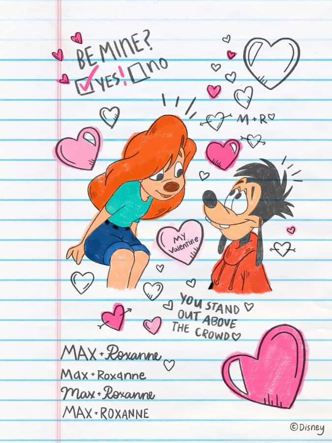 FREE Printable Disney Valentines - Bombshell Bling