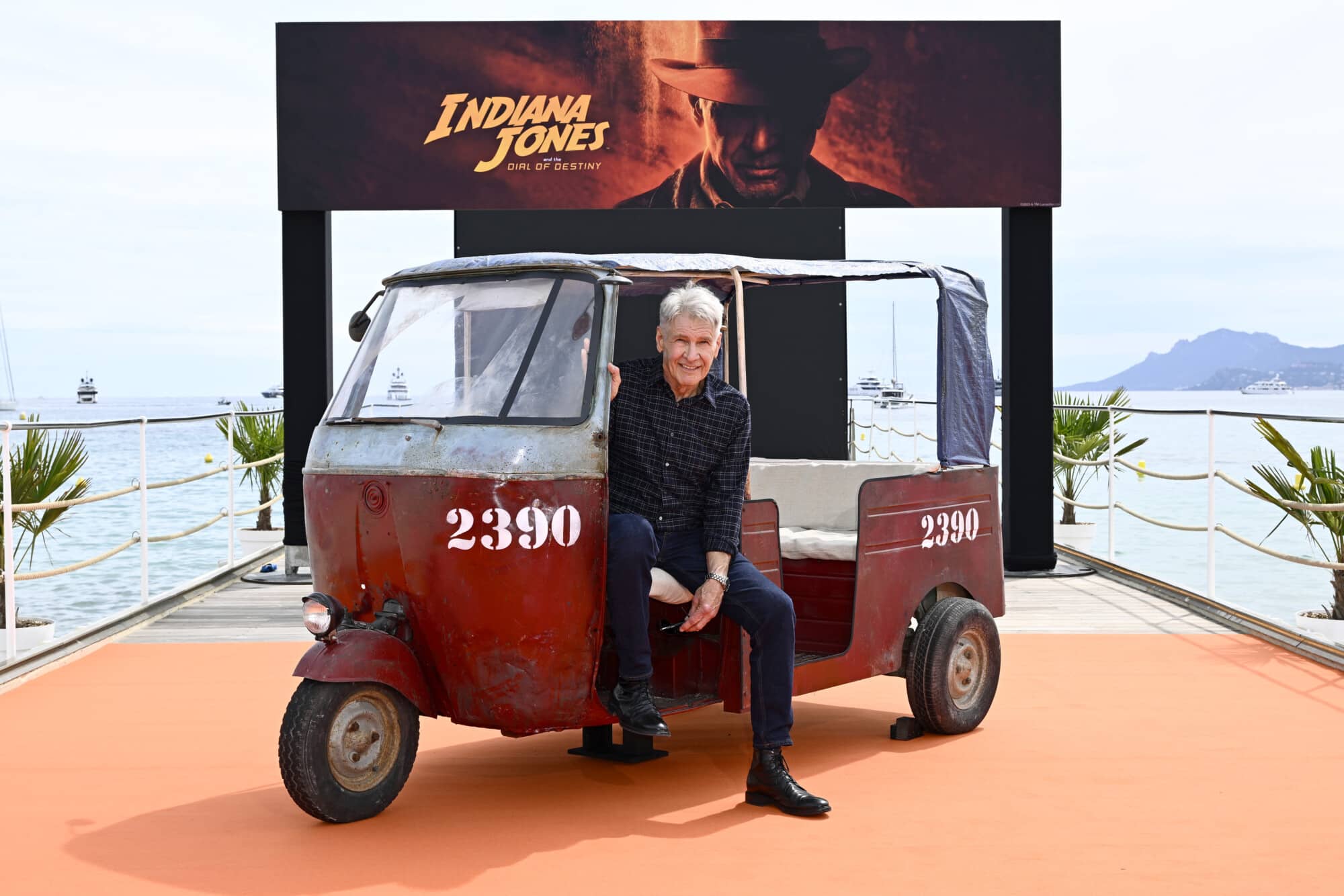 Indiana Jones and The Dial Of Destiny Photocall at Carlton Pier | The Main Street Mouse