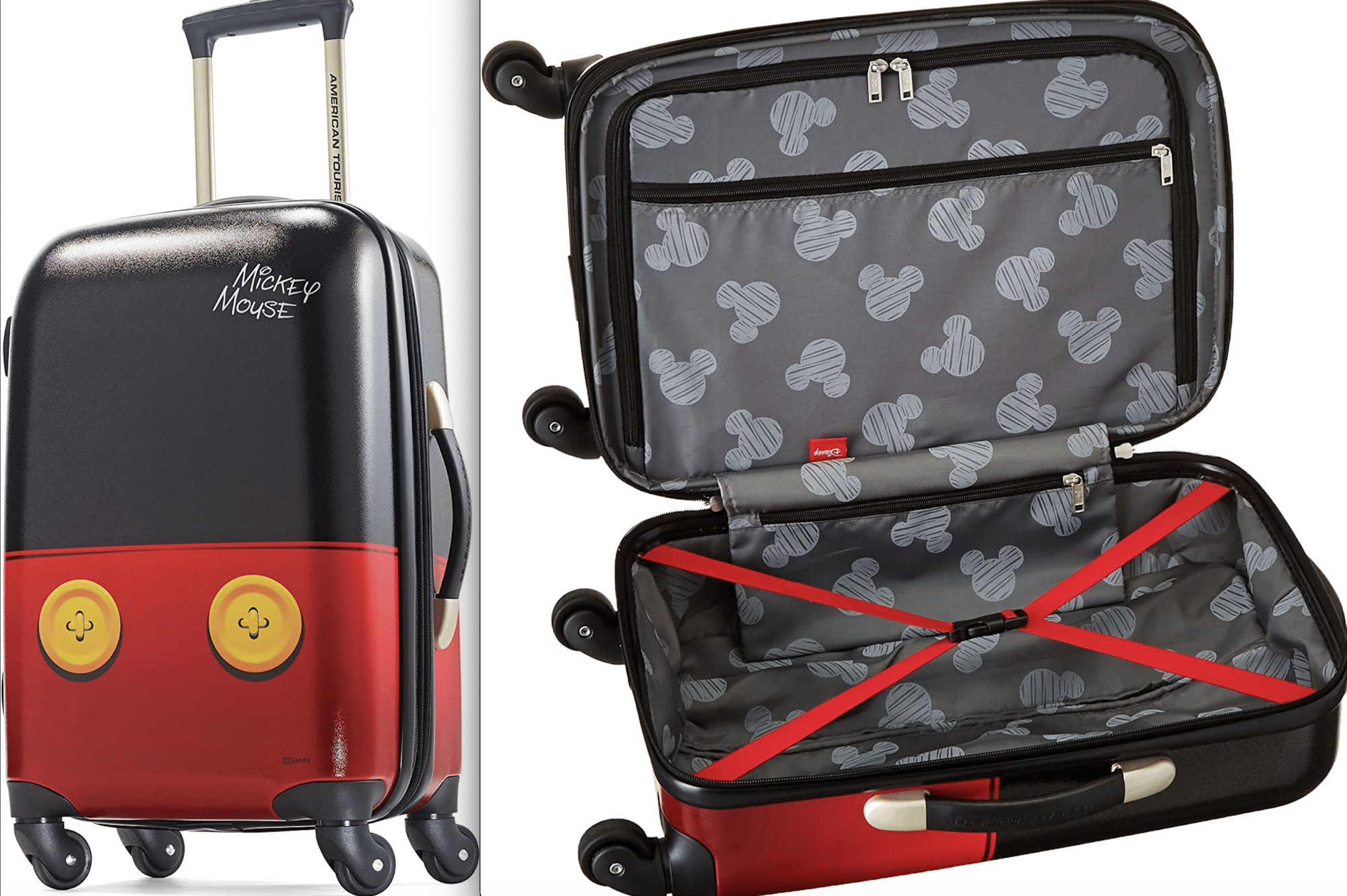 American tourister mickey mouse luggage 21 hot sale
