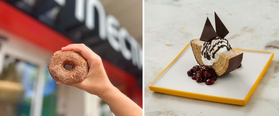 Collage of food items at Connections Café and Eatery