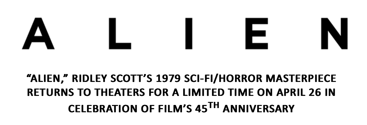 “Alien” Film Returns to Theaters on August 16