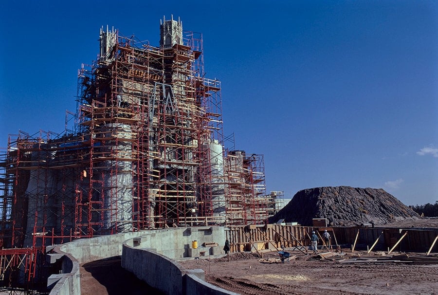 Construction on Cinderella Castle