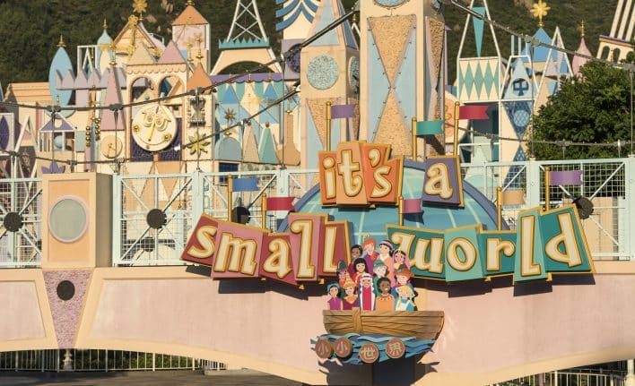 "it's a small world" at Hong Kong Disneyland