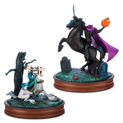 Ichabod Crane and Headless Horseman Light-Up Figure Set