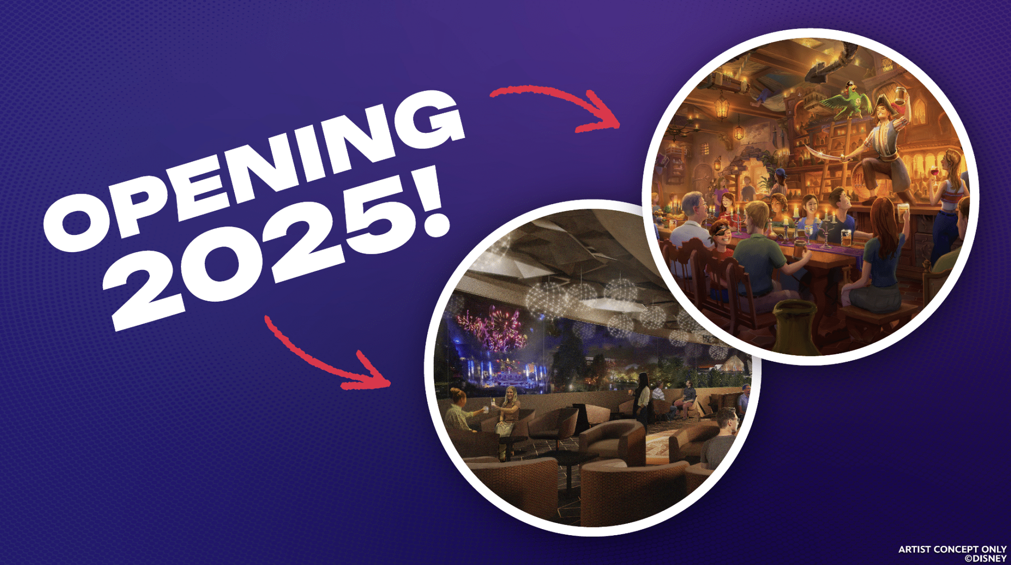 Two New Lounge Spaces Announced for Disney World