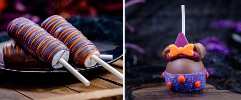 Halloween Marshmallow Wand; Minnie Witch Caramel Apple