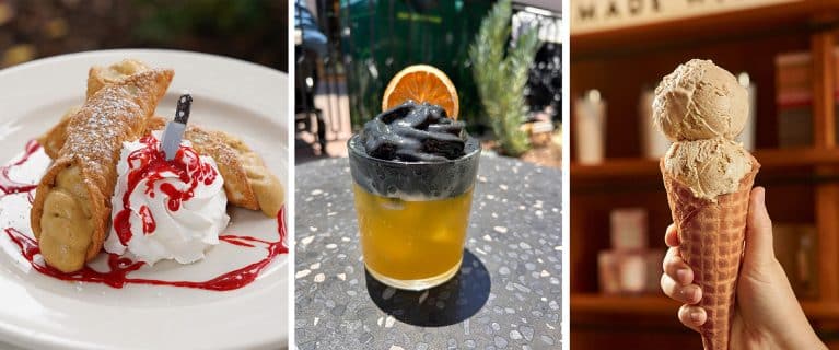 Blooderscotch Cannoli; Muertos Margarita; Pumpkin Spiced Waffle Cone