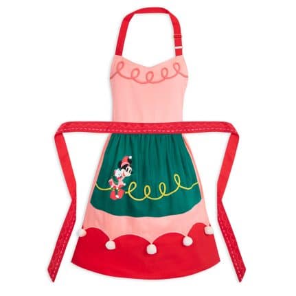 Minnie Mouse Holiday Apron for Adults