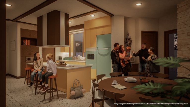 Concept art of Parr House kitchen