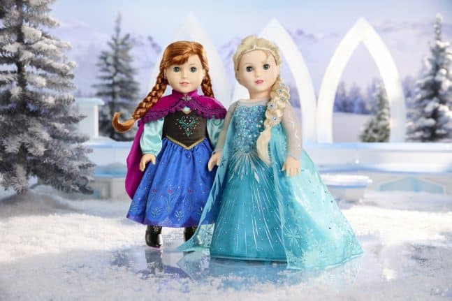 The Disney Frozen Anna and Elsa Collector Dolls by American Girl - Ways to Celebrate Frozen Fan Fest