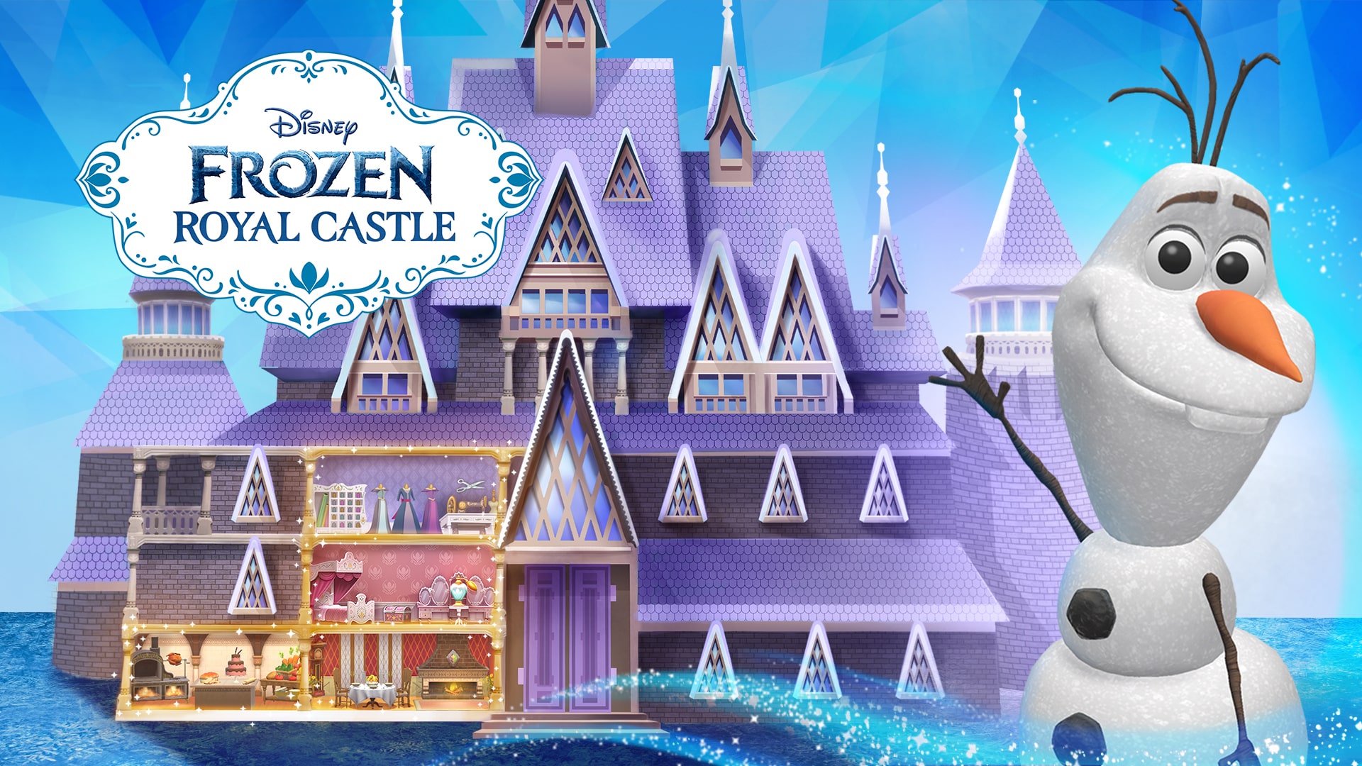 Disney Frozen Royal Castle mobile app - Ways to Celebrate Frozen Fan Fest