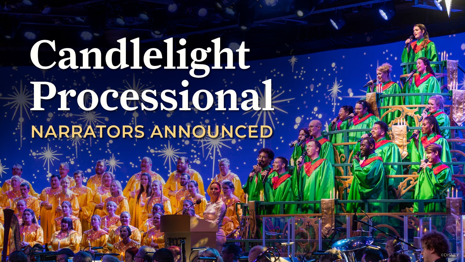 2024 Candlelight Processional Narrators Announced for Epcot