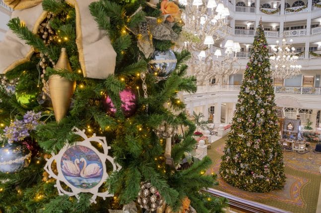 Disney's Grand Floridian Resort, decorated for the holidays