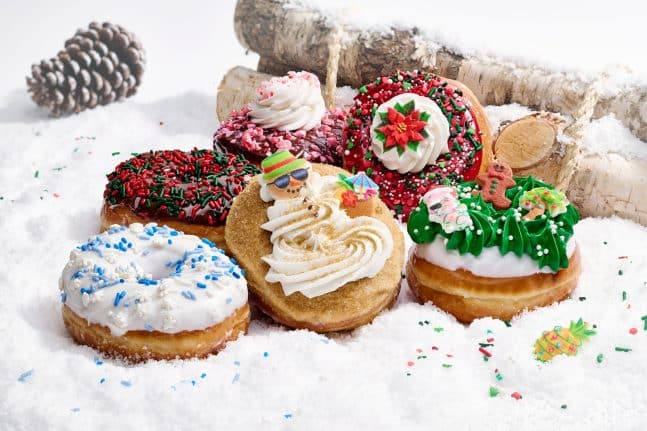 Holiday Treats at Everglazed Donuts & Cold Brew