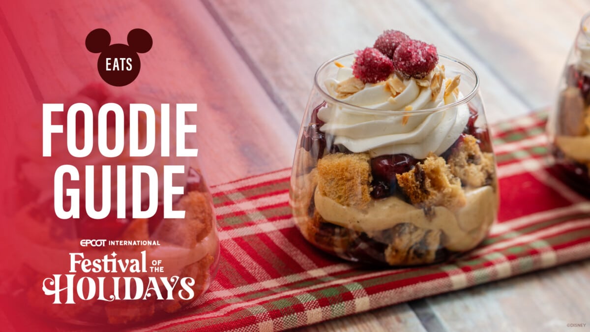 2024 wdw disney eats festival of the holidays foodie guide header