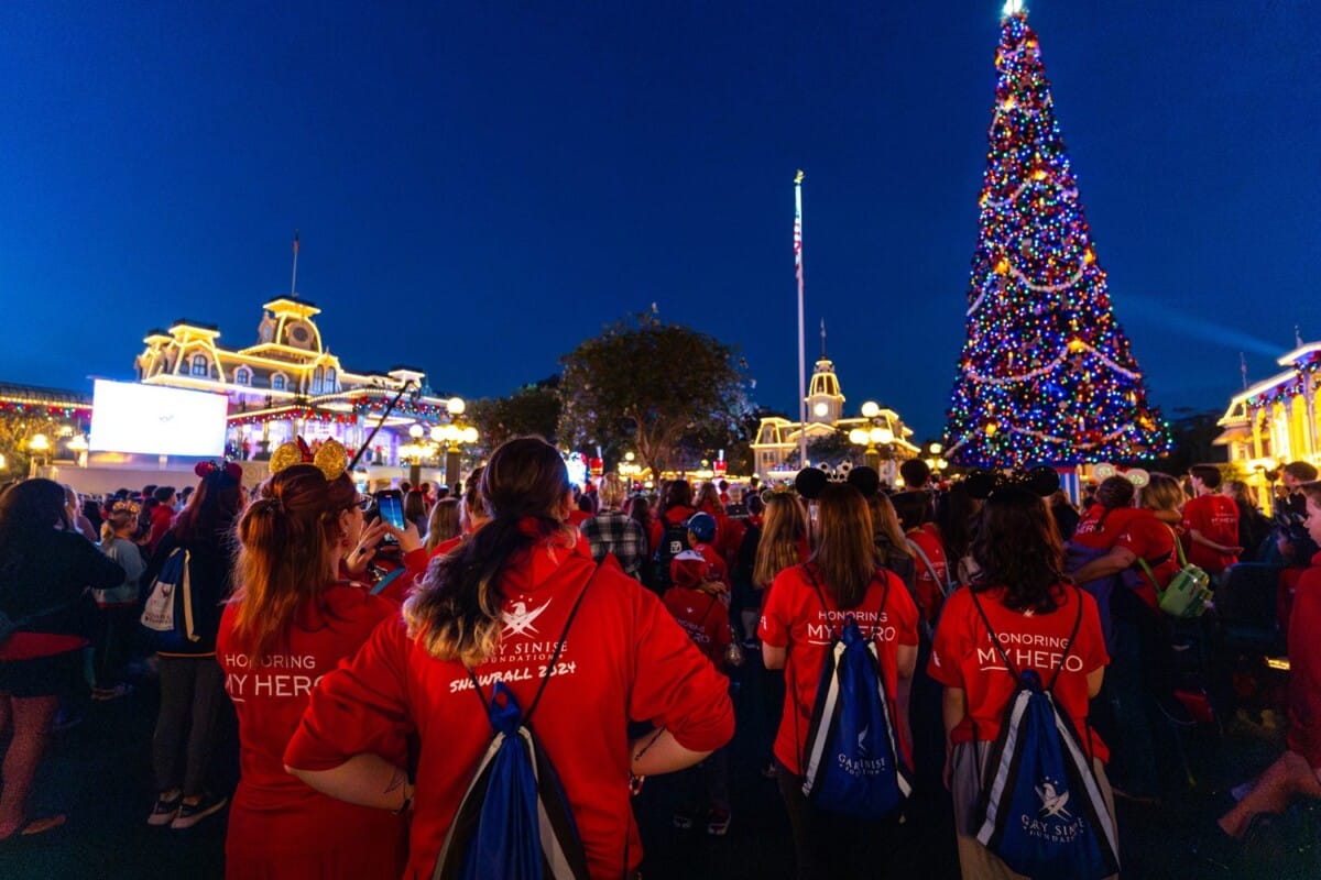 Snowball express guests visit Magic Kingdom