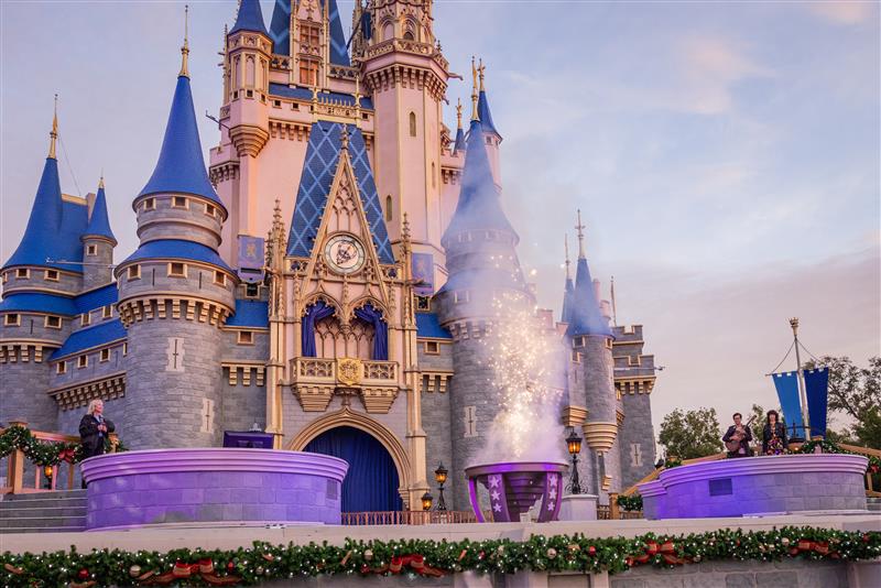 Cinderella Castle and the magical cauldron