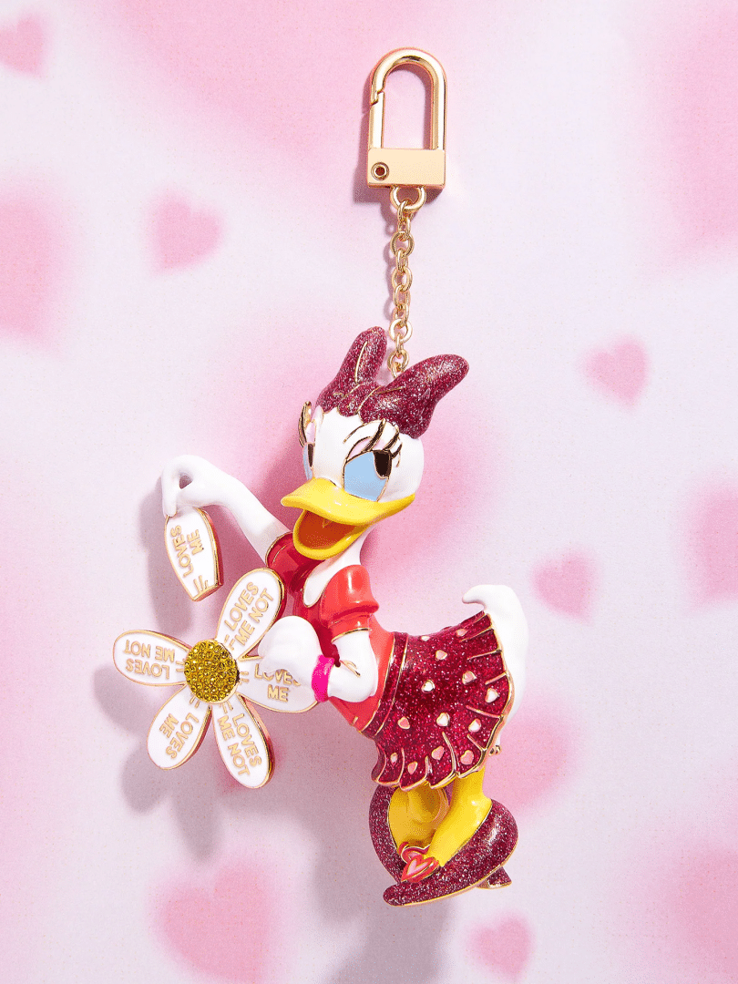 BaubleBar Disney Daisy Duck Valentine’s Day Bag Charm