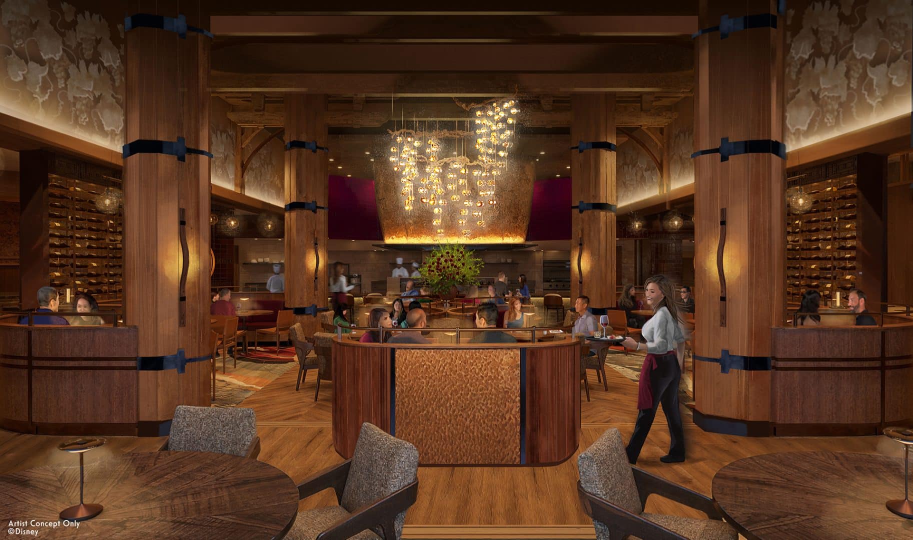 Napa Rose restaurant rendering