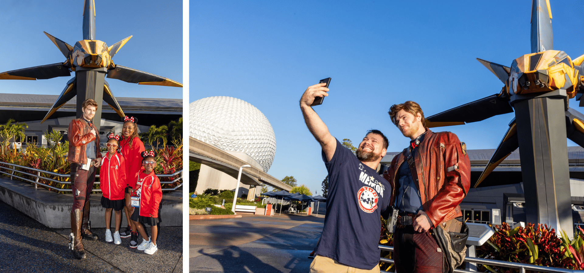 TAPS Visit to EPCOT with Star-Lord