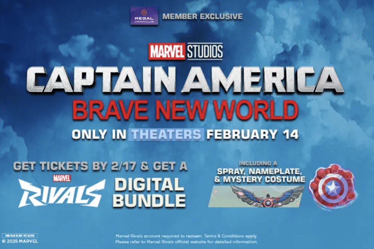 Captain America Brave New World Digital Download Regal