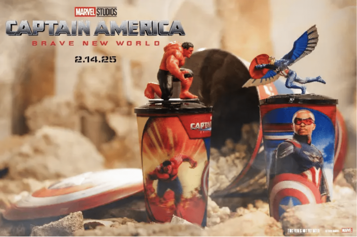 Captain America Brave New World Cups Regal