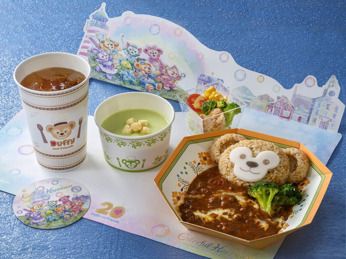 Duffy and Friends 20th anniversary seasonal soups, Tokyo Disney Resort