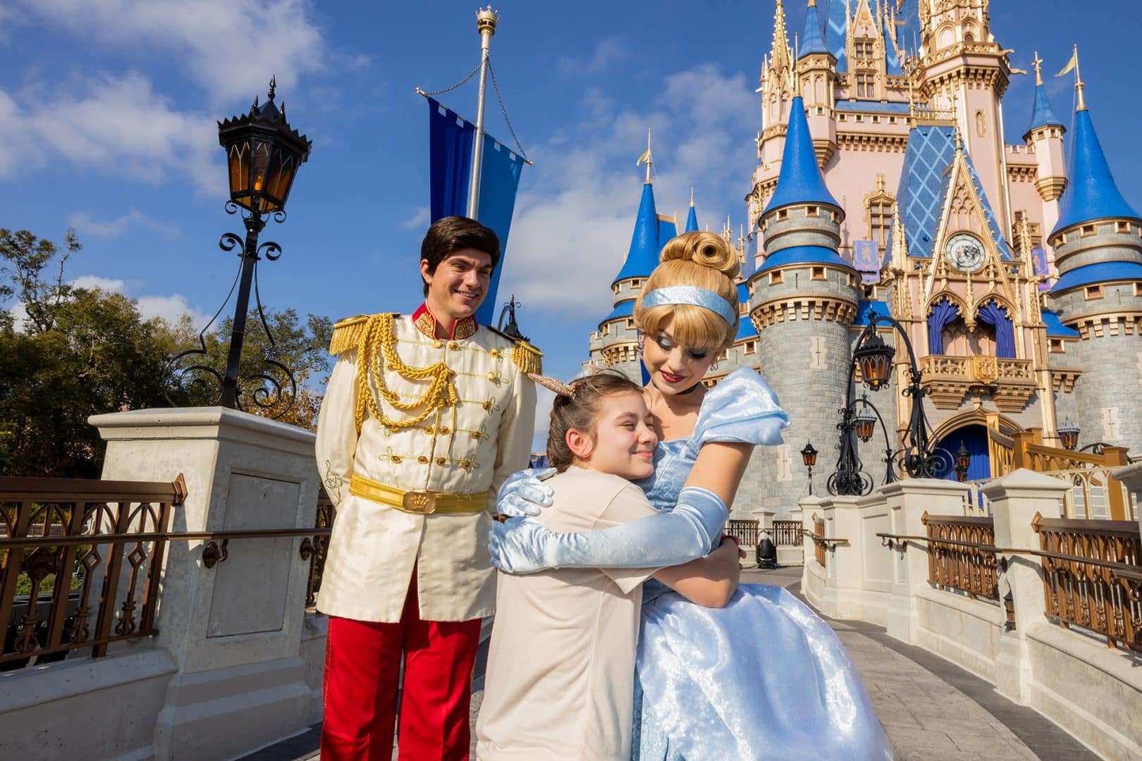 Rita with Cinderella and Prince Charming, Walt Disney World