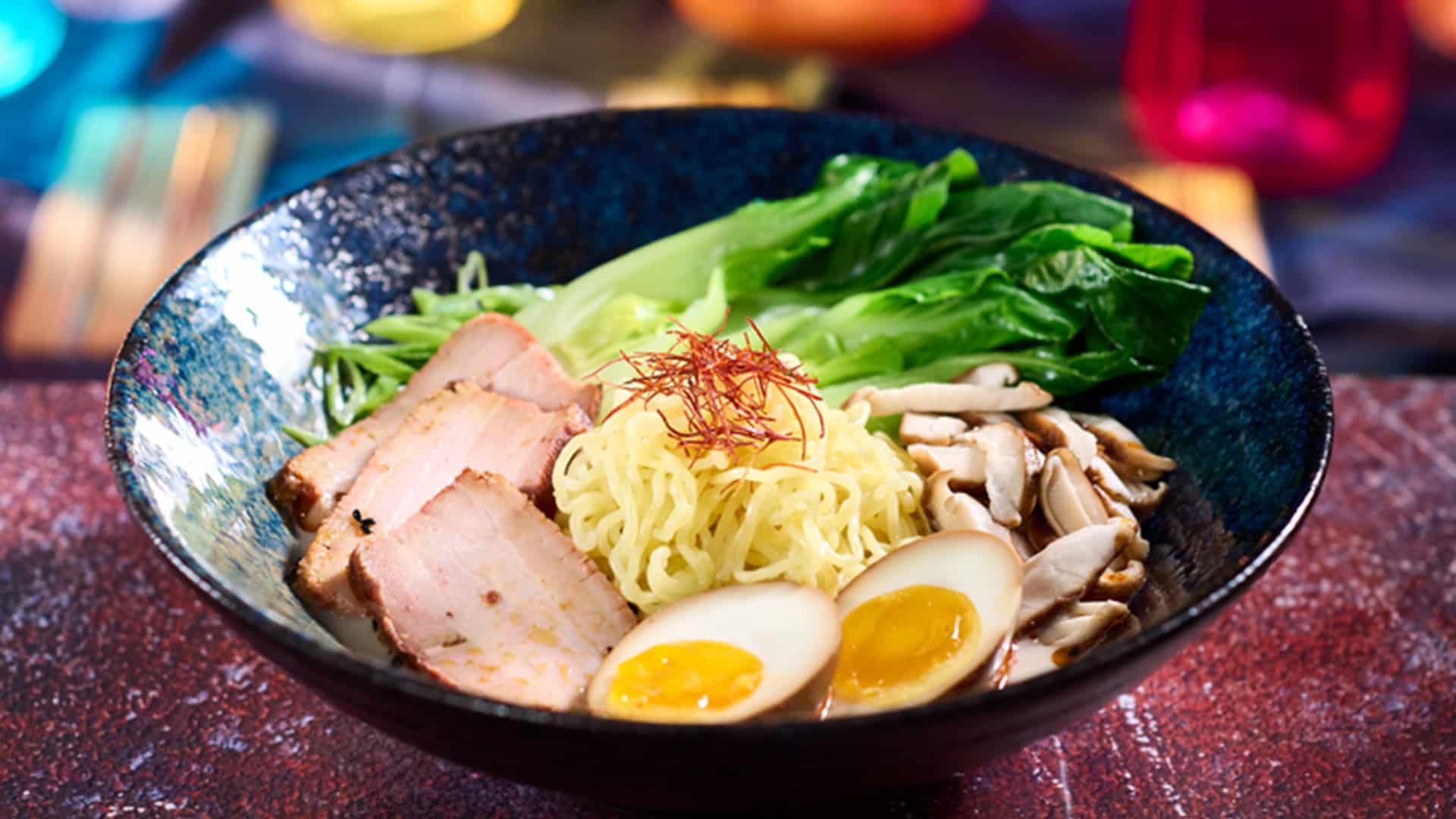 Tonkotsu Ramen at The Blue Dragon Pan-Asian Restaurant in Universal Epic Universe