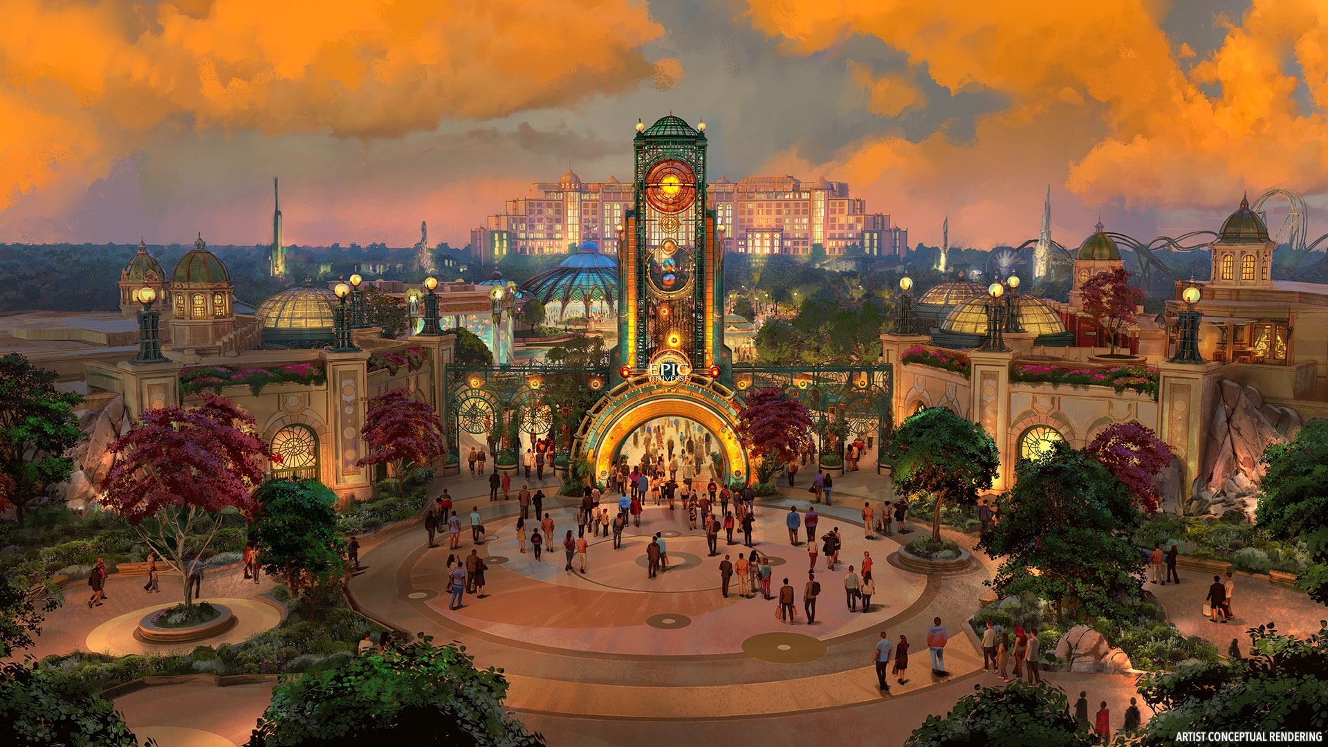 Epic universe front gate
