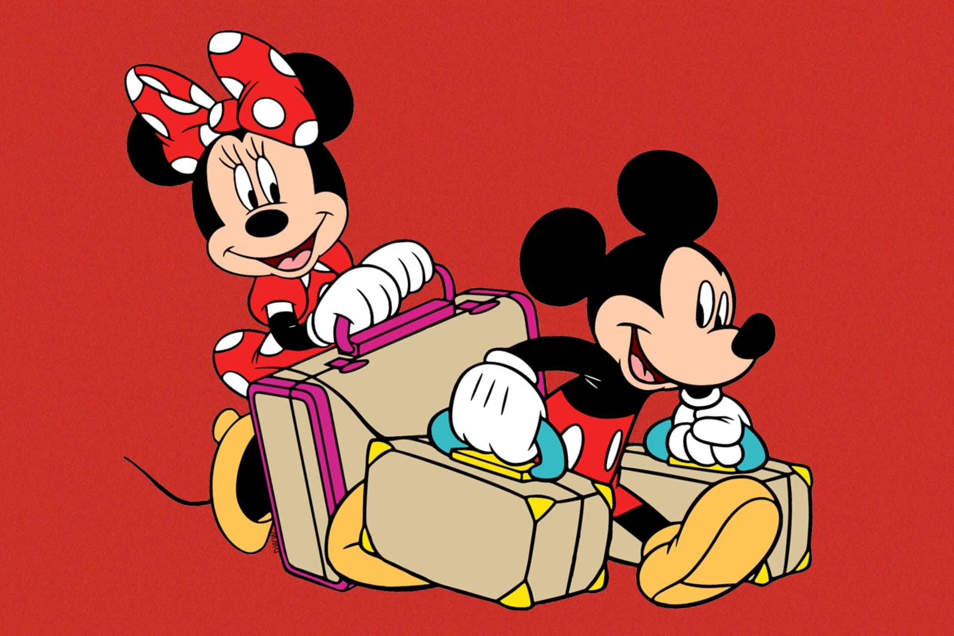 Disney luggage transport | The Main Street Mouse Disney Luggage Transport