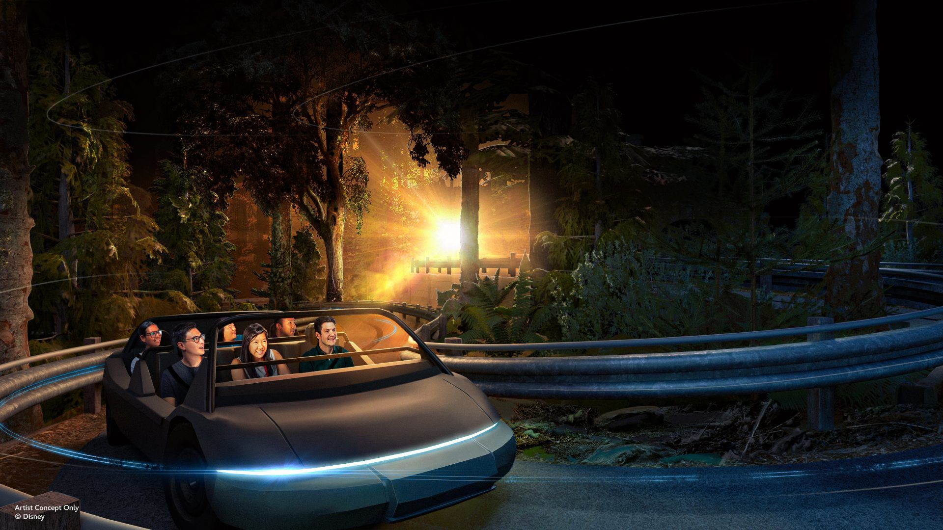 2025 wdw test track interior header