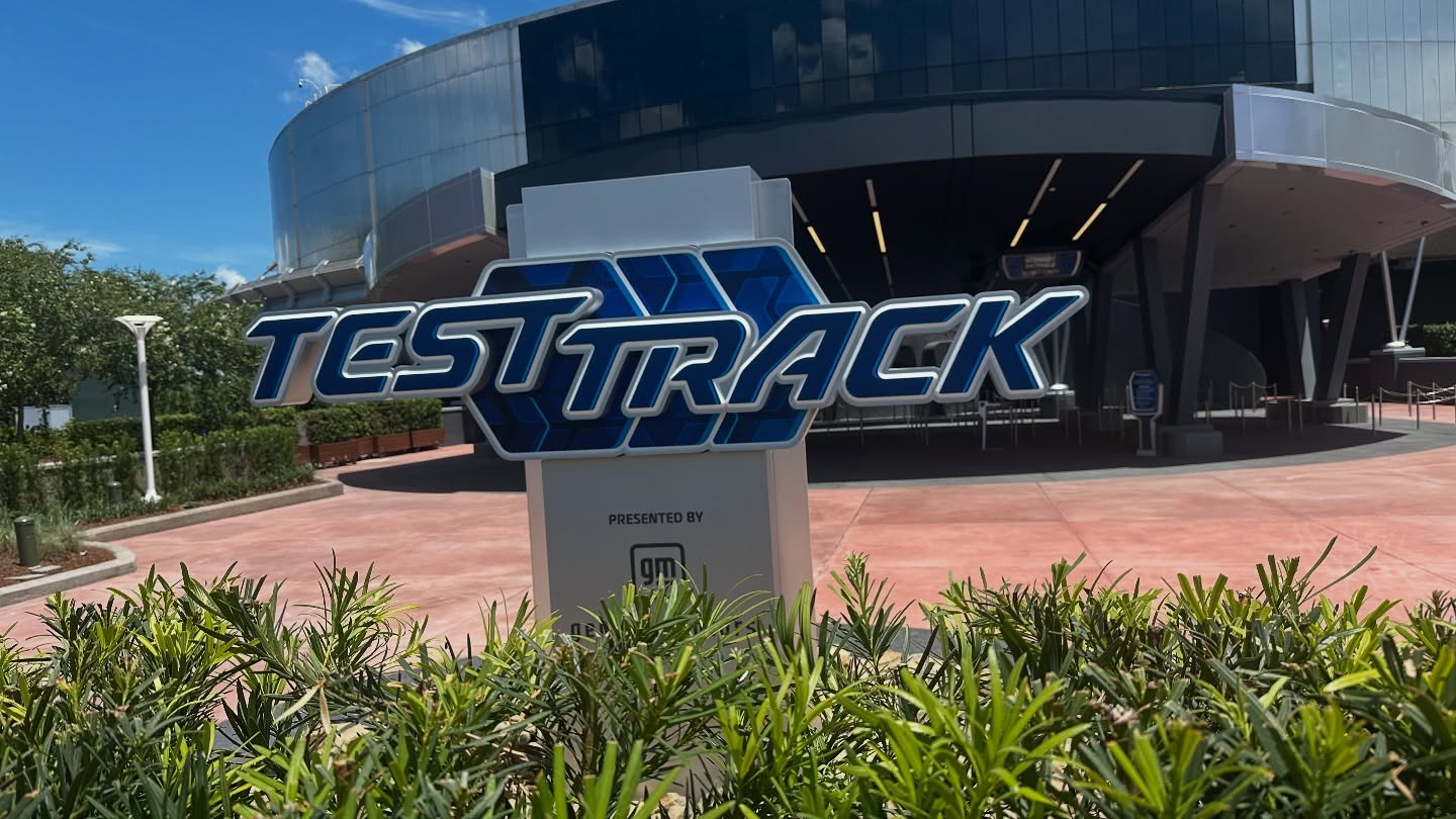 Test Track Sign