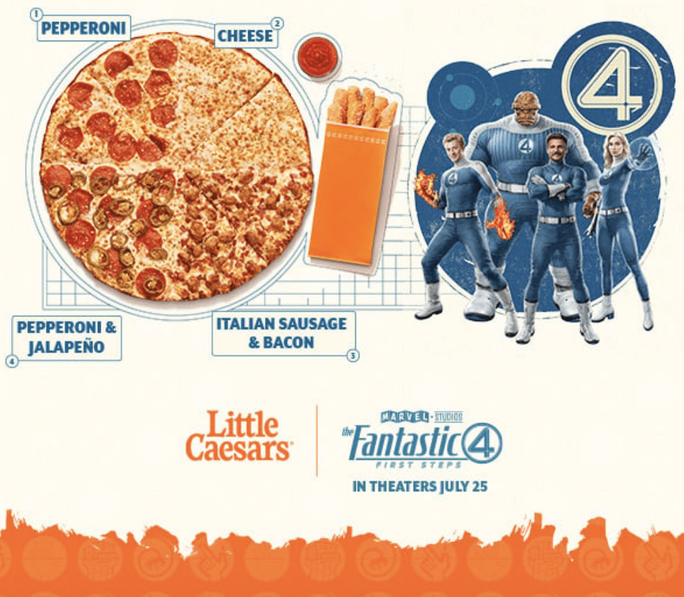 Little Caesars and Fantastic Four Deal