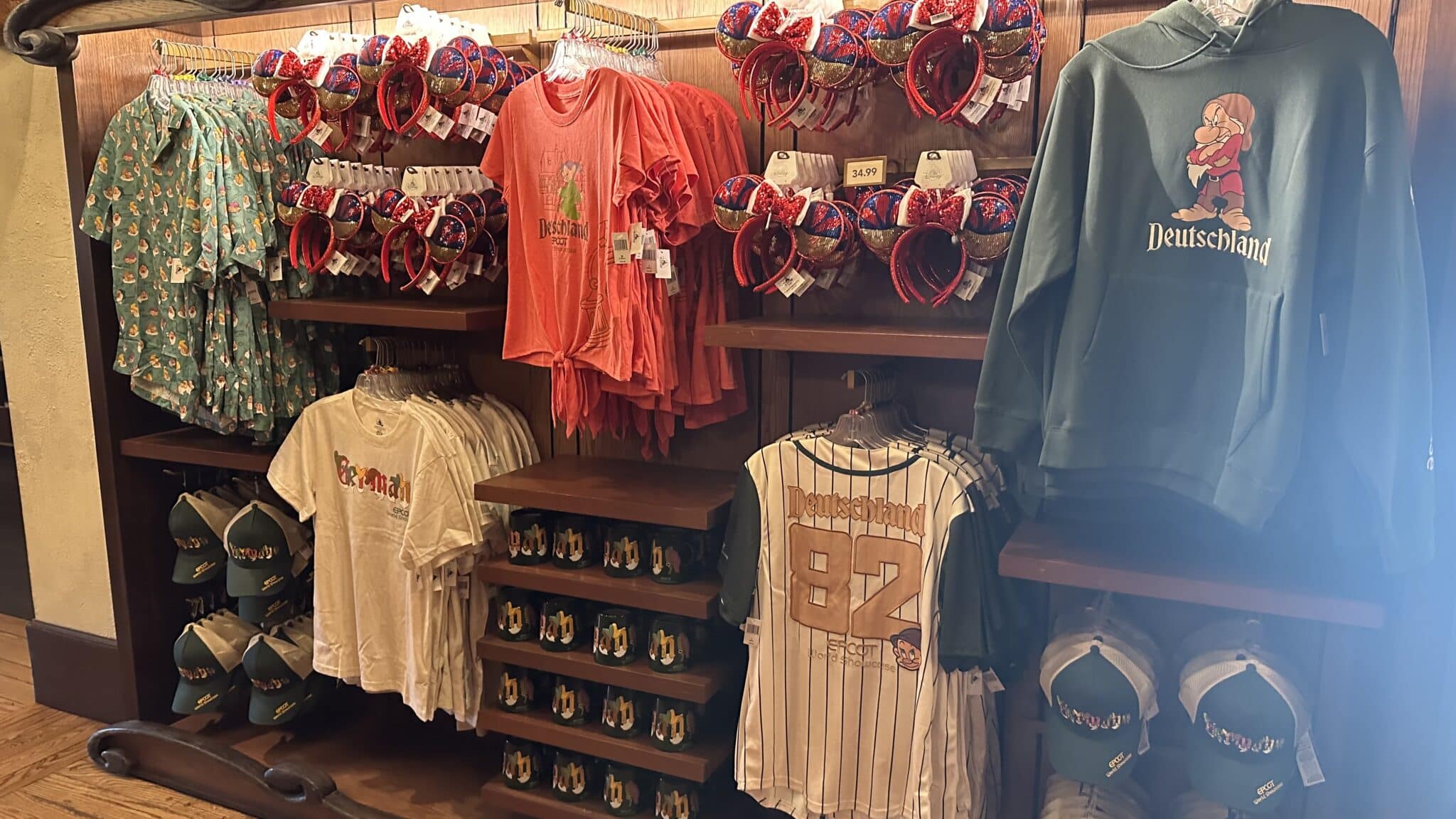 New Seven Dwarfs Merchandise in Germany at Epcot
