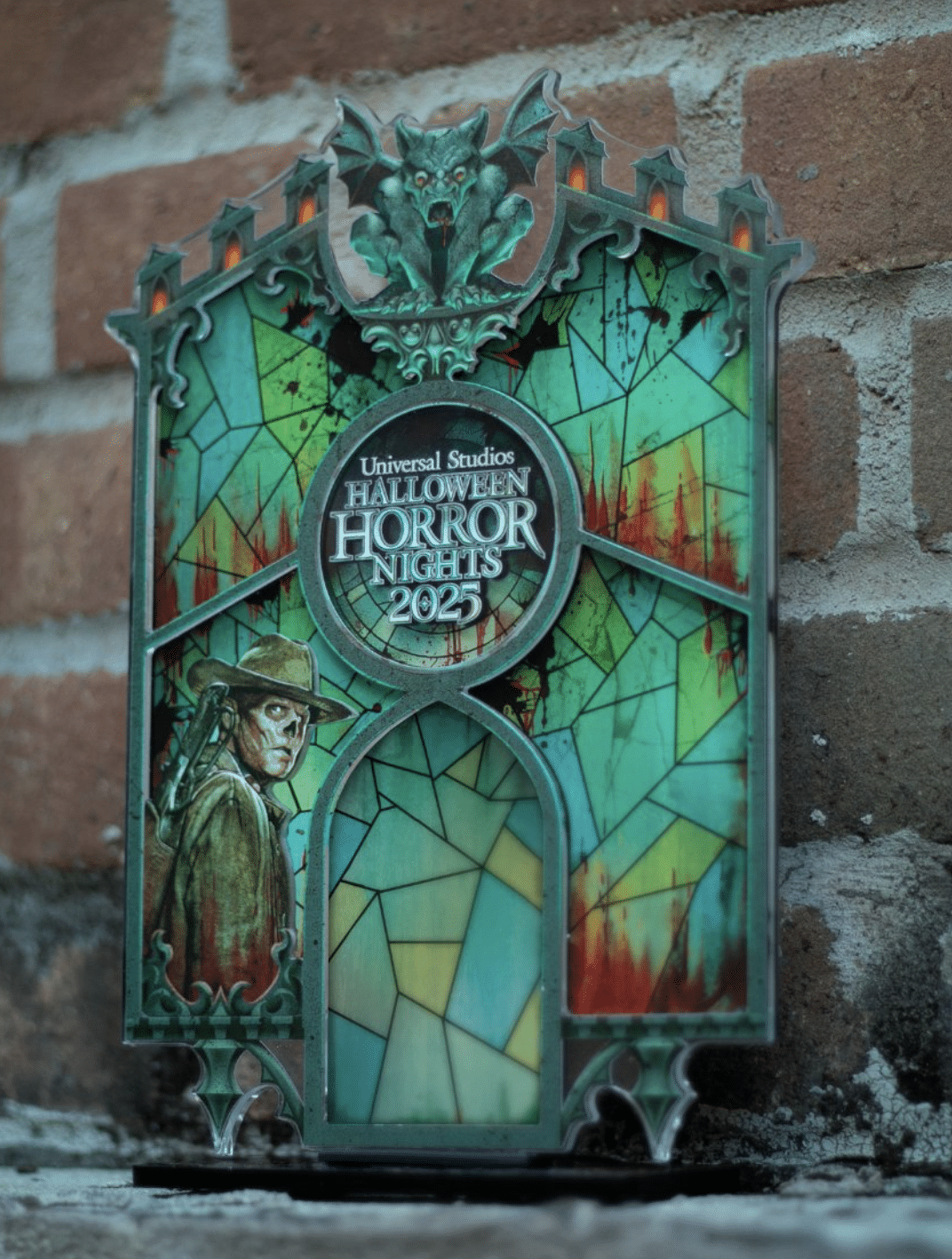 Halloween Horror Nights 34 Stained Glass Mirror Window