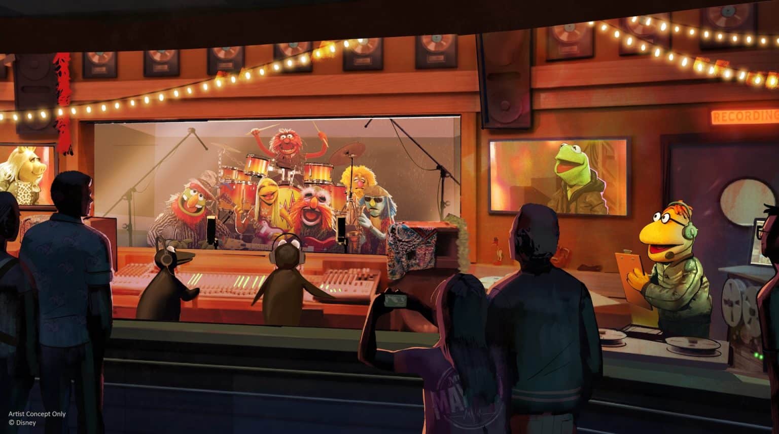 The Electric Mayhem Arrives at Rock n Roller Coaster Starring The Muppets | The Main Street Mouse the Electric Mayhem Arrives at Rock n Roller Coaster Starring the Muppets