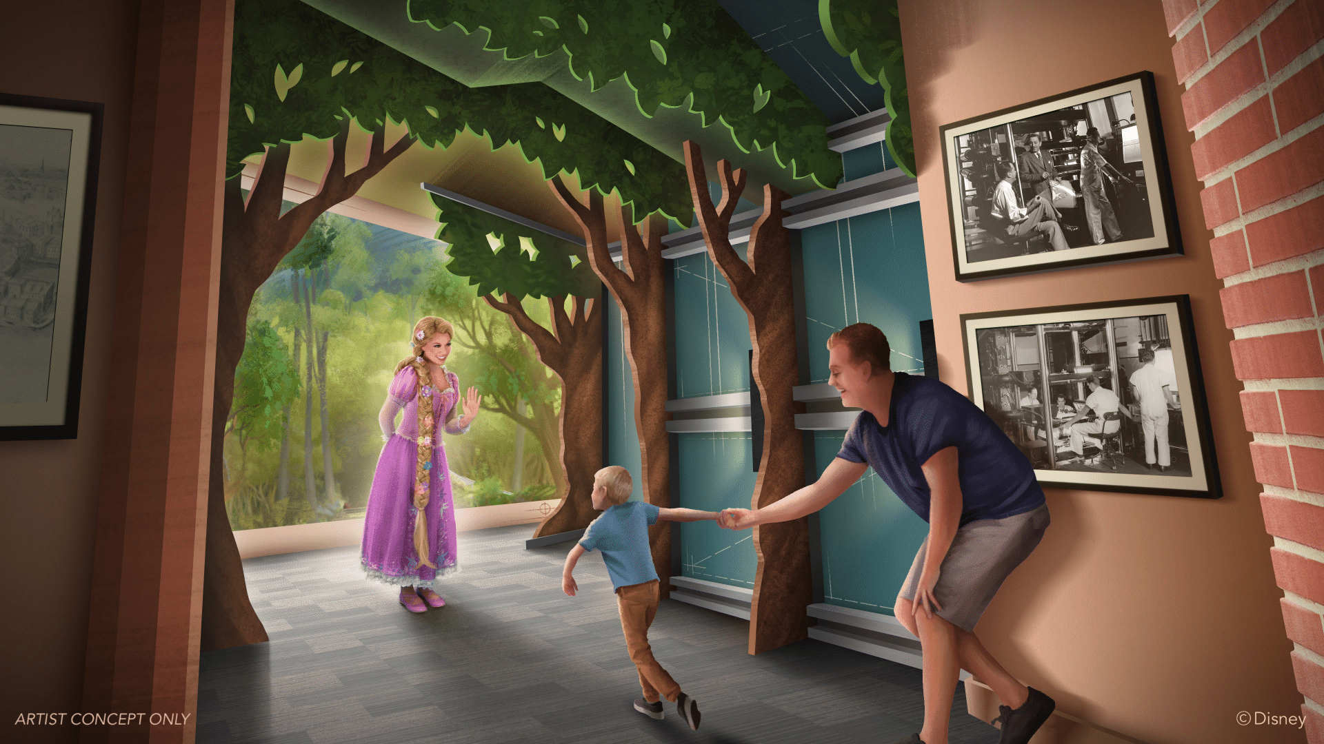 Rapunzel at off the page at disneys hollywood studios 2026