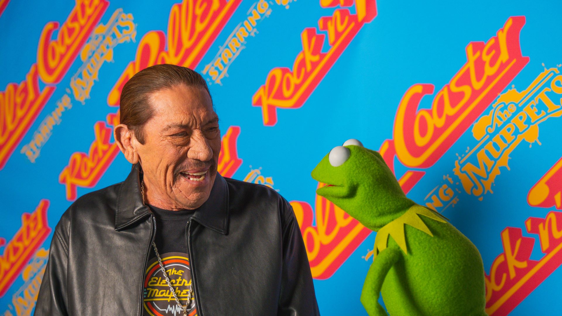 DannyTrejowithKermittheFrog | The Main Street Mouse Danny Trejo with Kermit the Frog